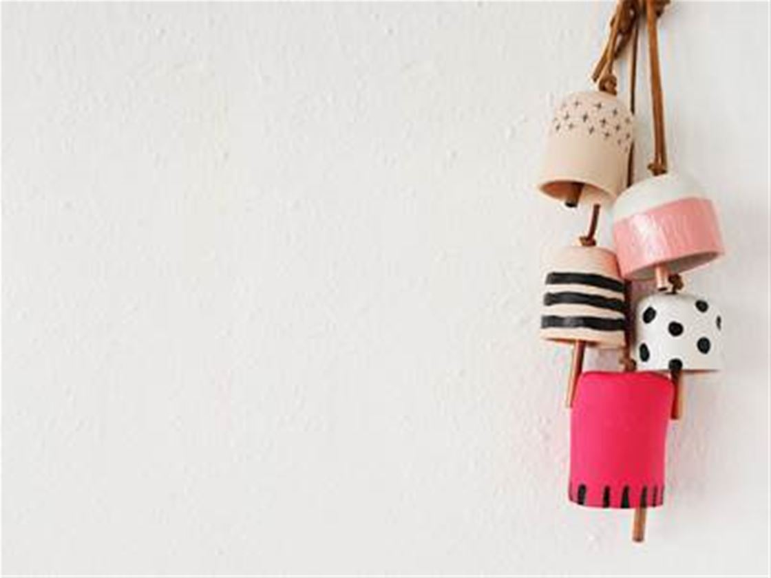 decorative clay bell diy decorative clay bell diy