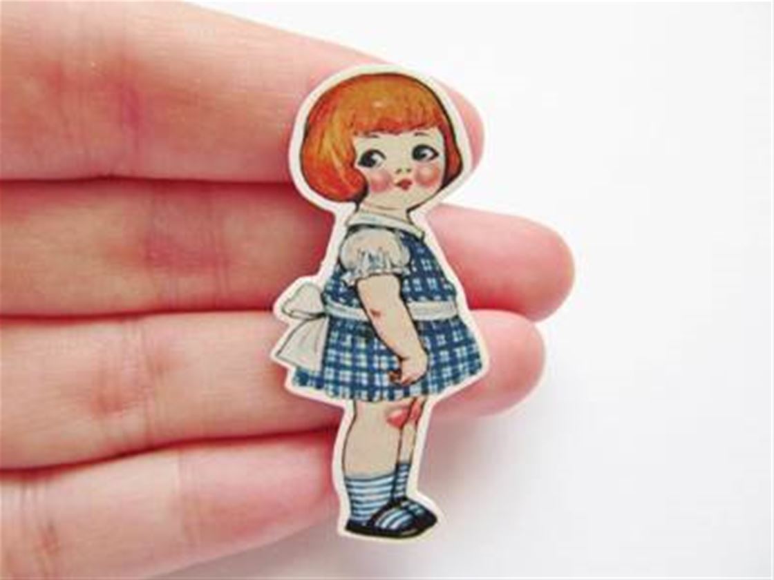 dottie dollie paper doll brooches dottie dollie paper doll brooches