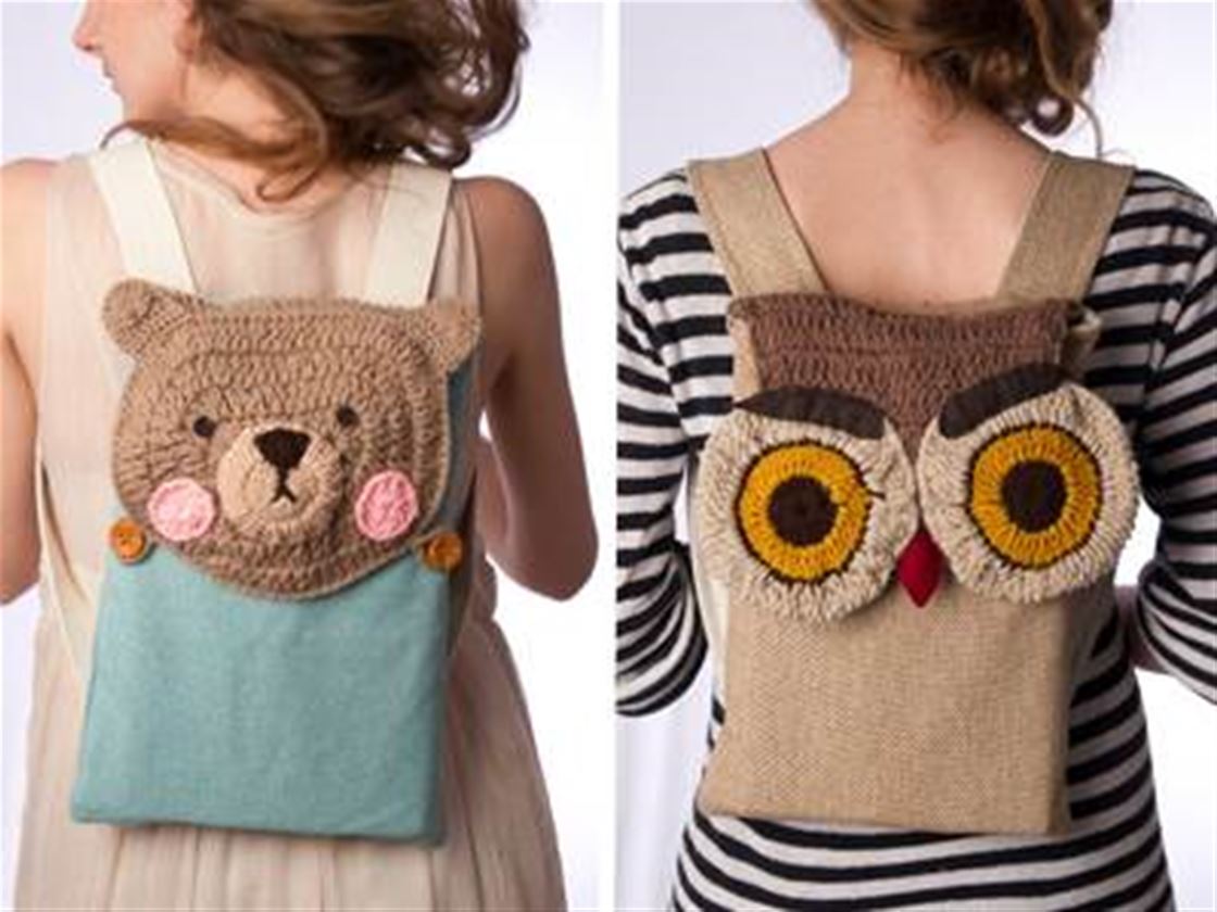 crochet critter backpacks crochet critter backpacks
