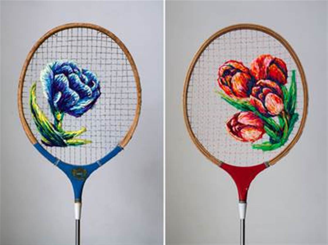 danielle clough's jazzed up racquets
