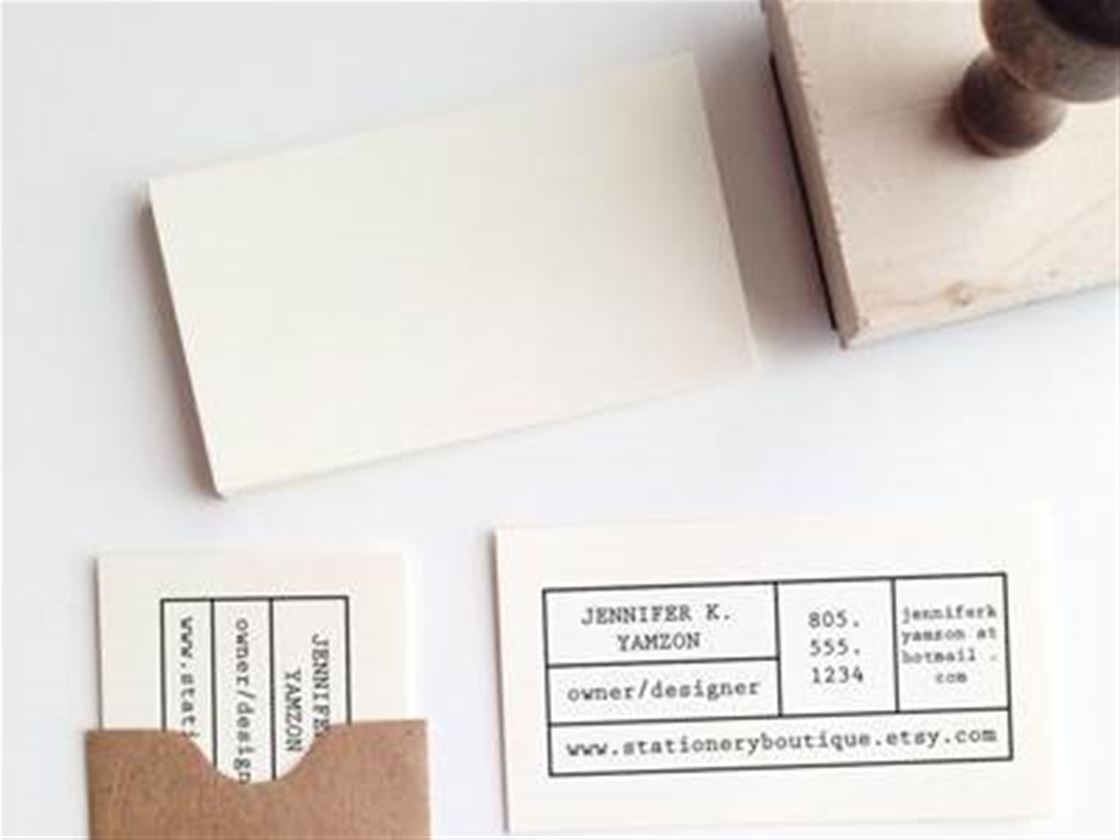 personalised business card stamp personalised business card stamp