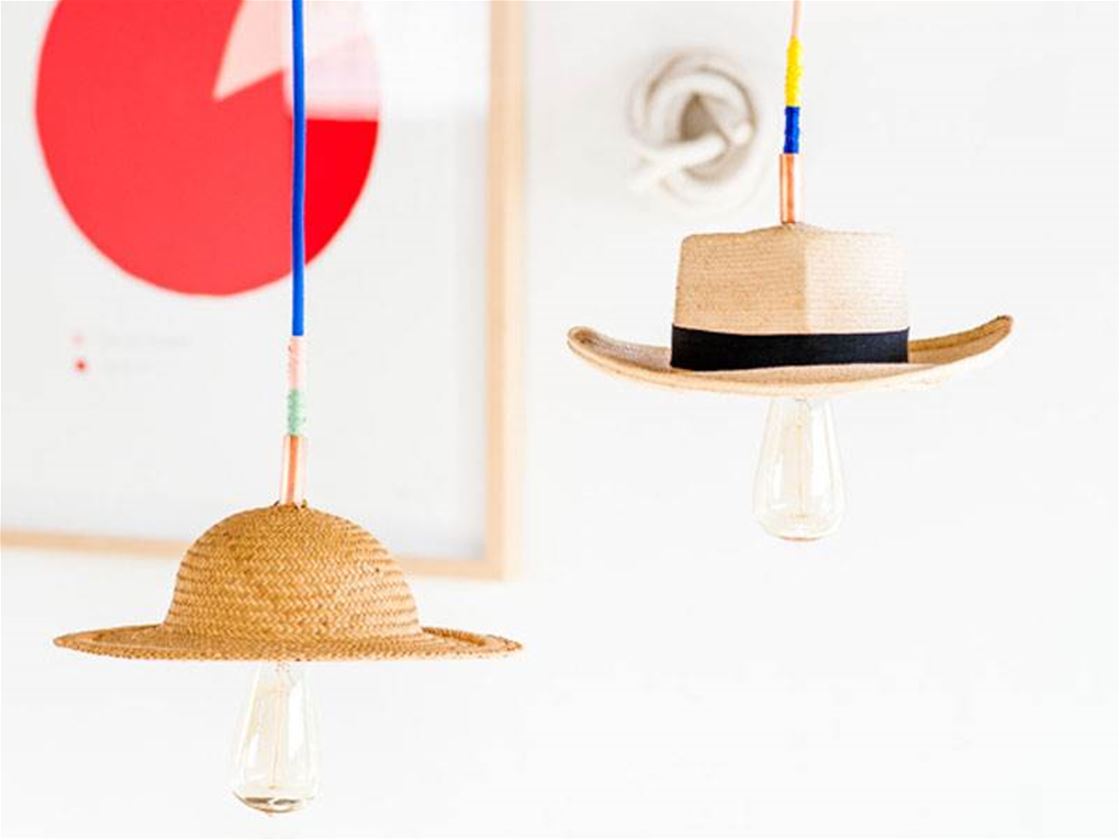 diy hat-topped pendant light diy hat-topped pendant light