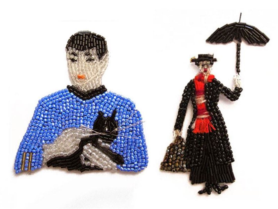 marianne batlle's beaded portraits marianne batlle's beaded portraits