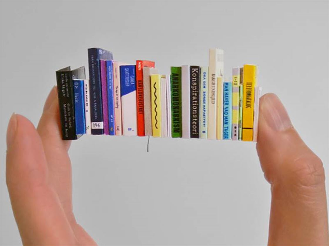 henrik franklin’s tiny book sculptures henrik franklin’s tiny book sculptures