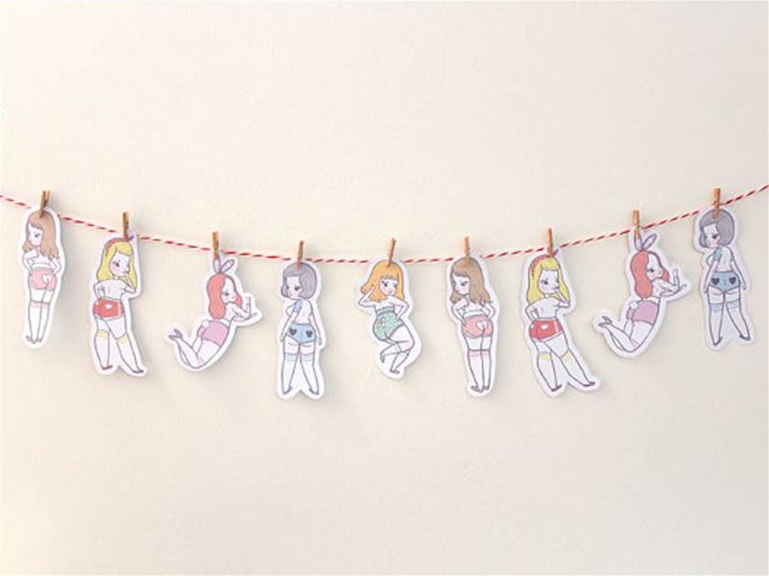 cute butt club garland cute butt club garland