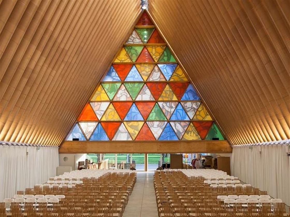 the cardboard cathedral the cardboard cathedral