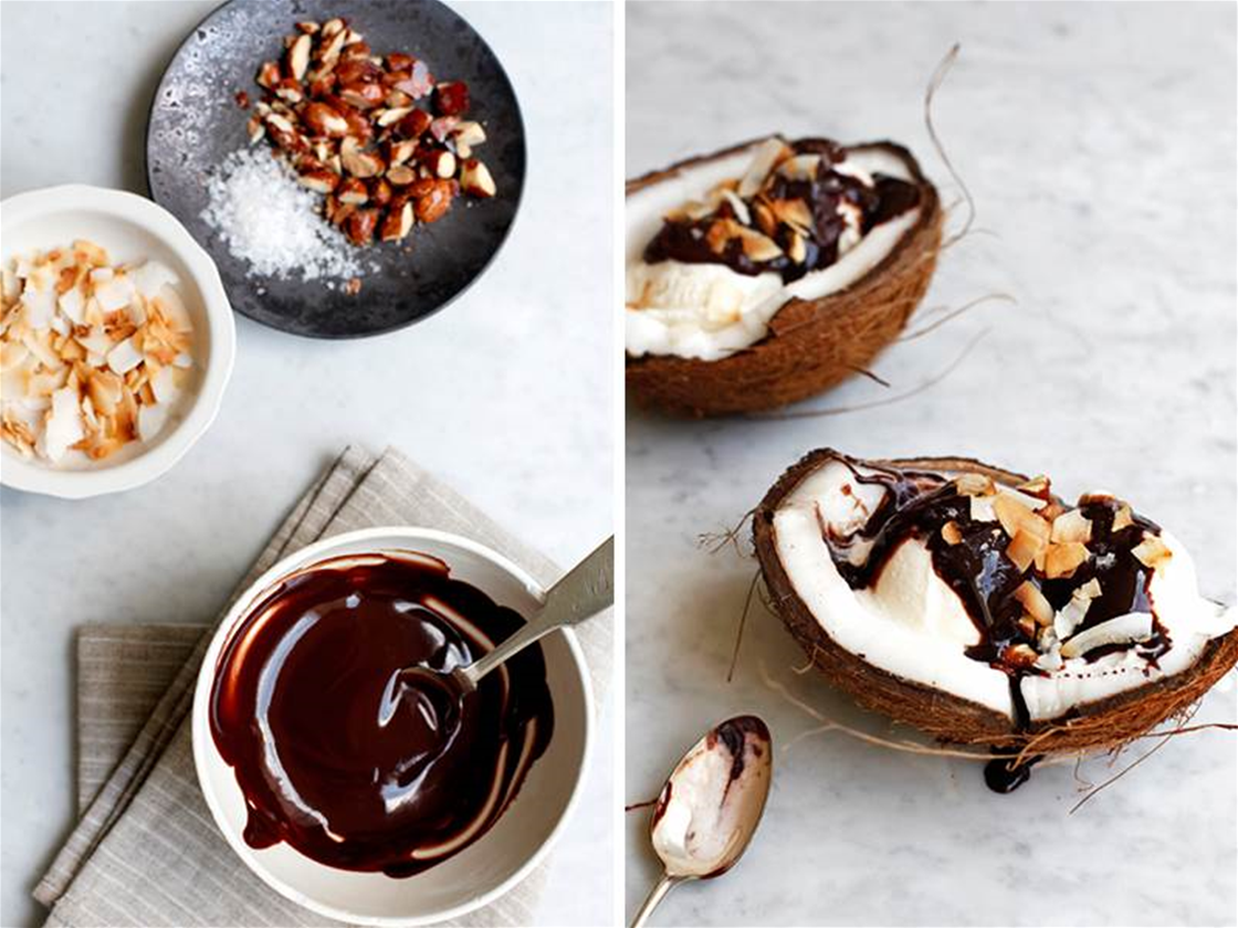 coconut sundaes coconut sundaes