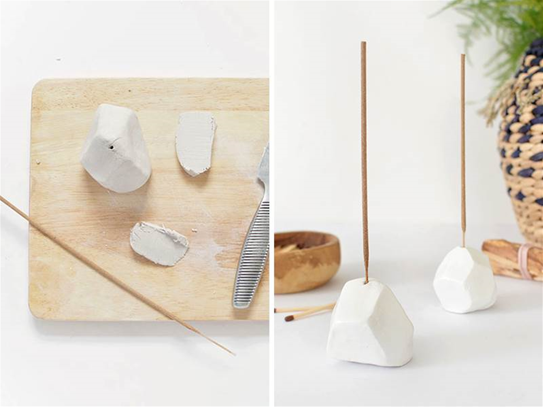 diy geometric incense holder diy geometric incense holder
