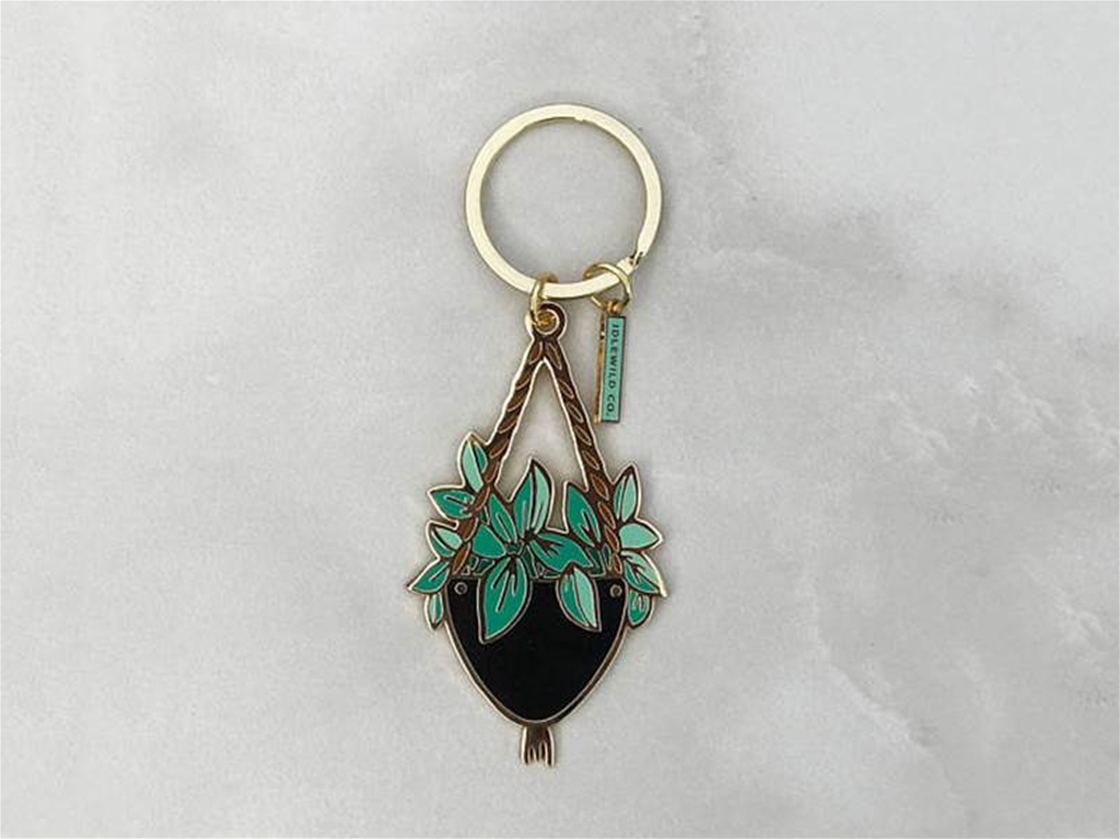 a hanging plant keychain a hanging plant keychain