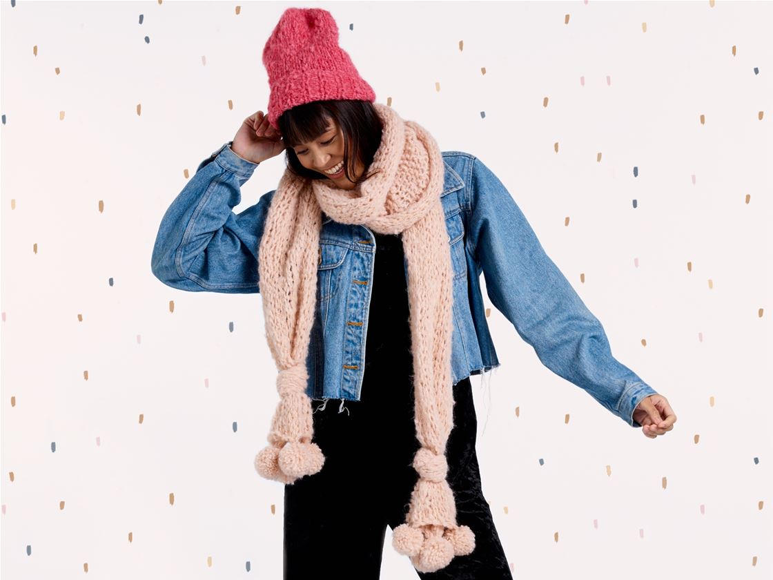 knit a cosy (beatles-themed) scarf and beanie knit a cosy (beatles-themed) scarf and beanie