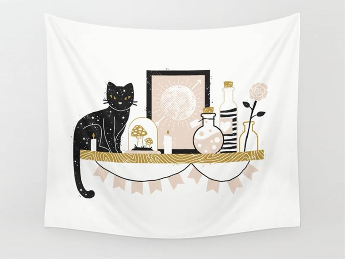 magical cat wall hanging magical cat wall hanging