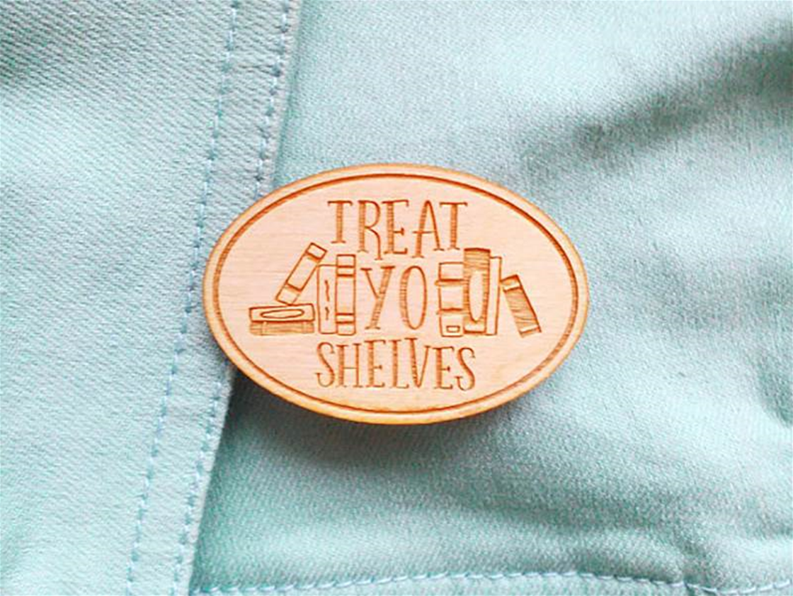 treat yo shelves brooch treat yo shelves brooch