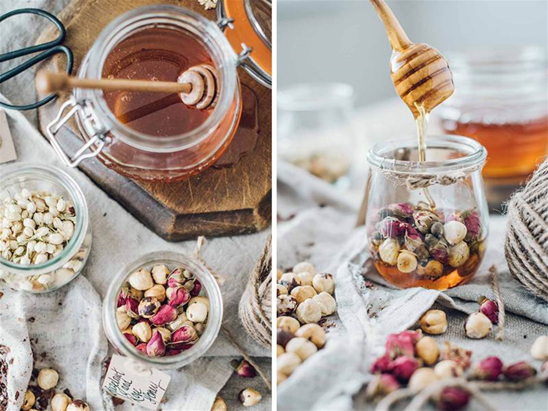 hazelnut and flower honey hazelnut and flower honey