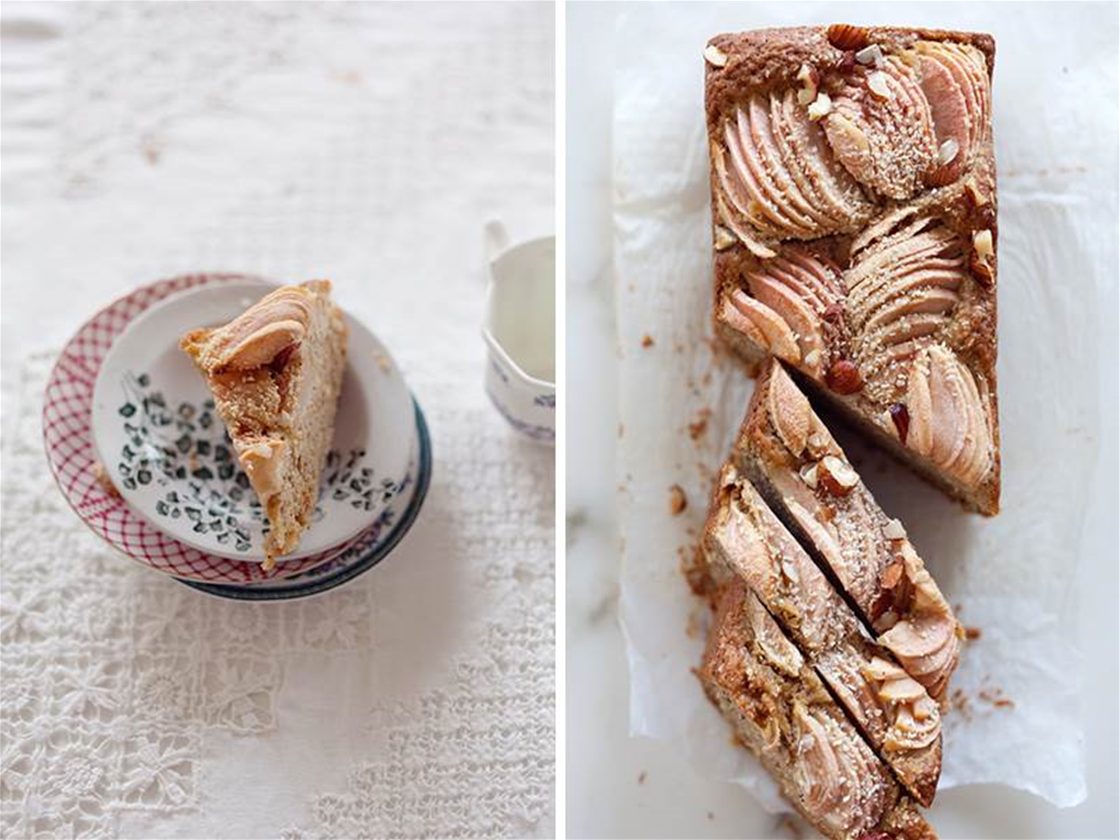 apple, hazelnut and oat cake apple, hazelnut and oat cake