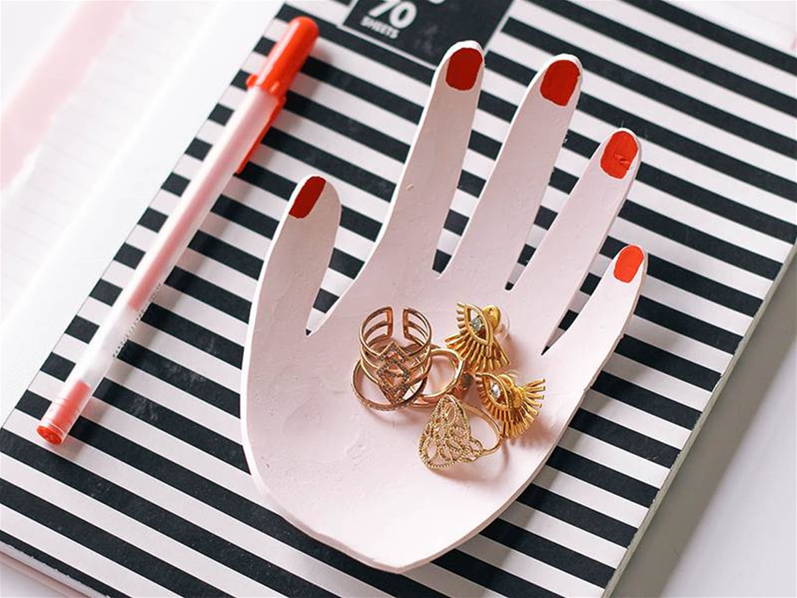 diy clay hand dish diy clay hand dish