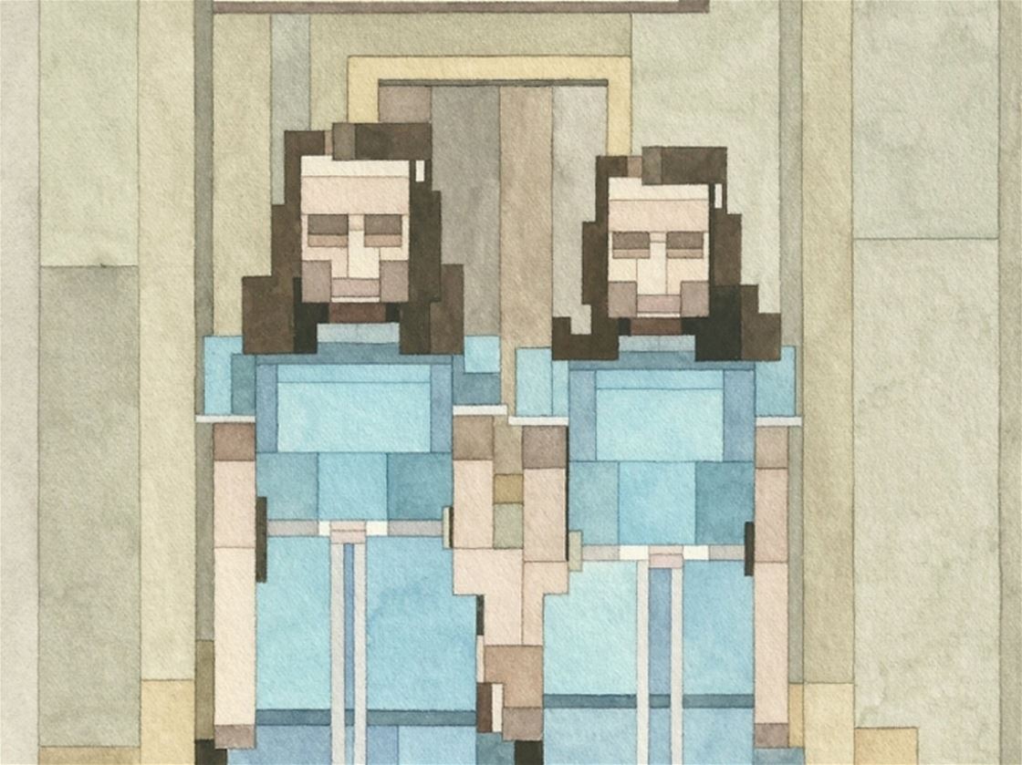 adam lister's atari-inspired watercolours adam lister's atari-inspired watercolours