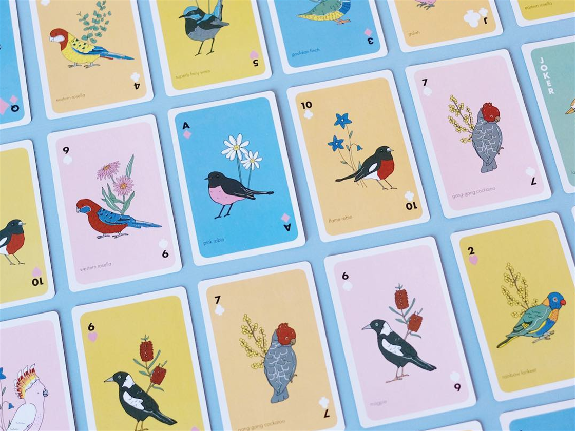 birds of australia playing cards birds of australia playing cards