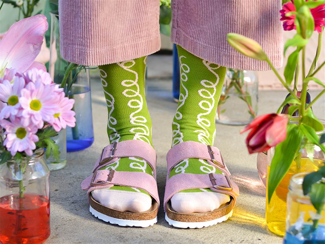 emily green socks for spring
