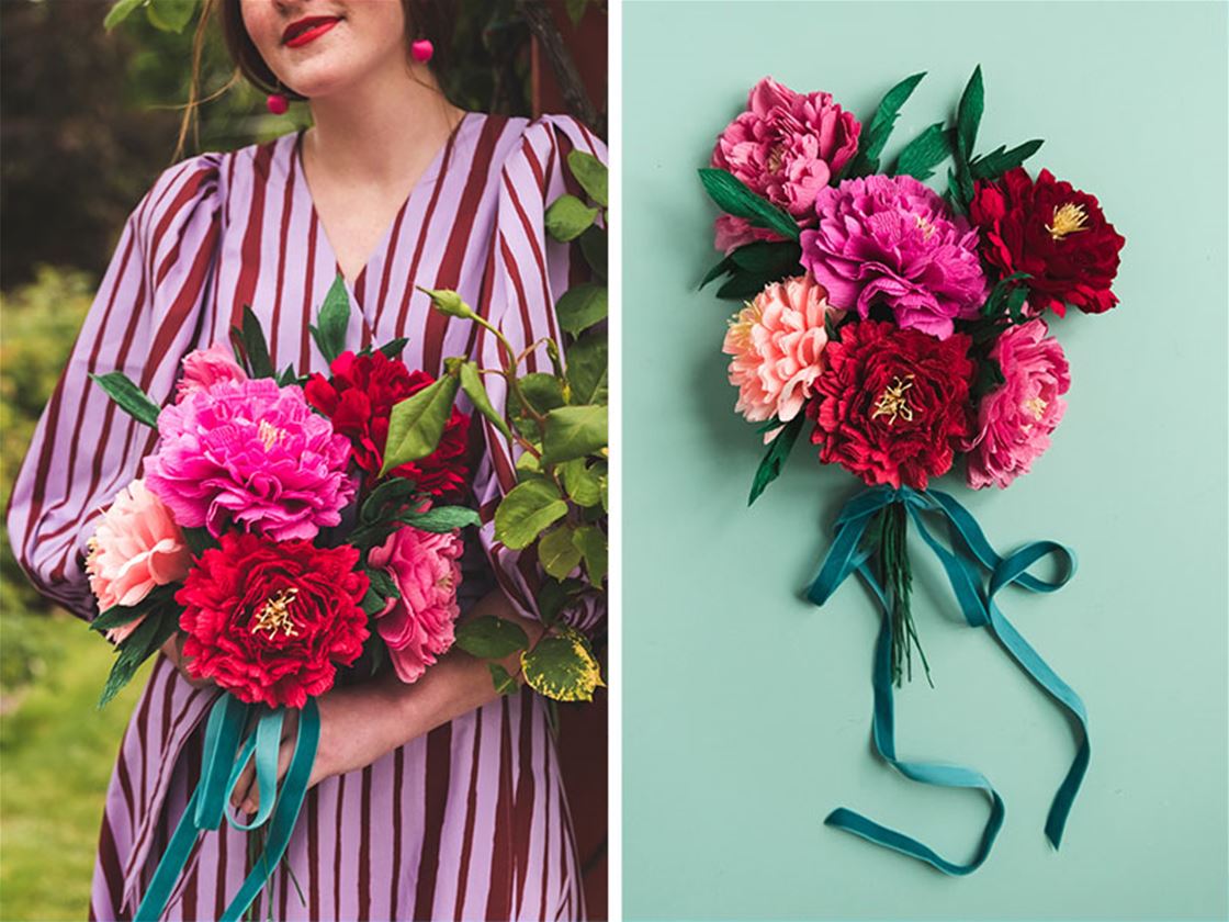 diy paper peonies diy paper peonies