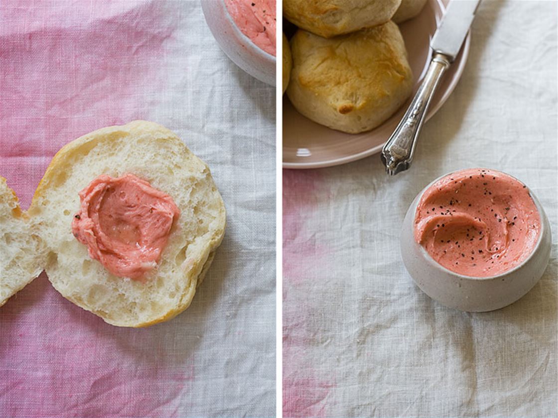 strawberry and black pepper butter strawberry and black pepper butter