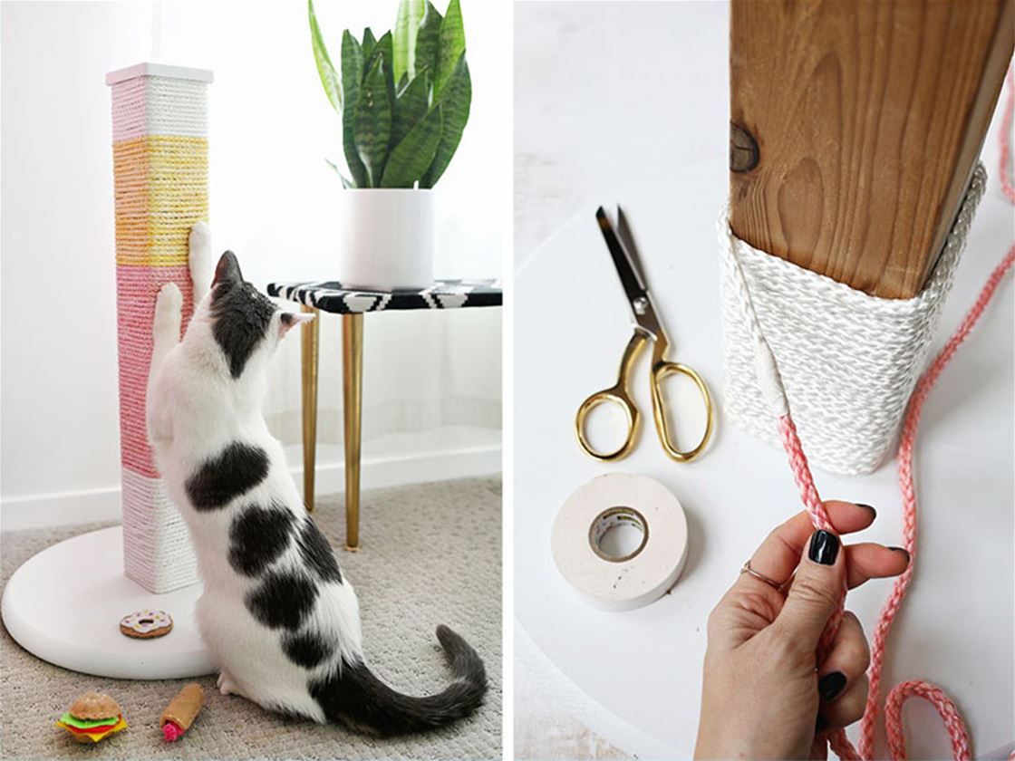 diy scratching post diy scratching post