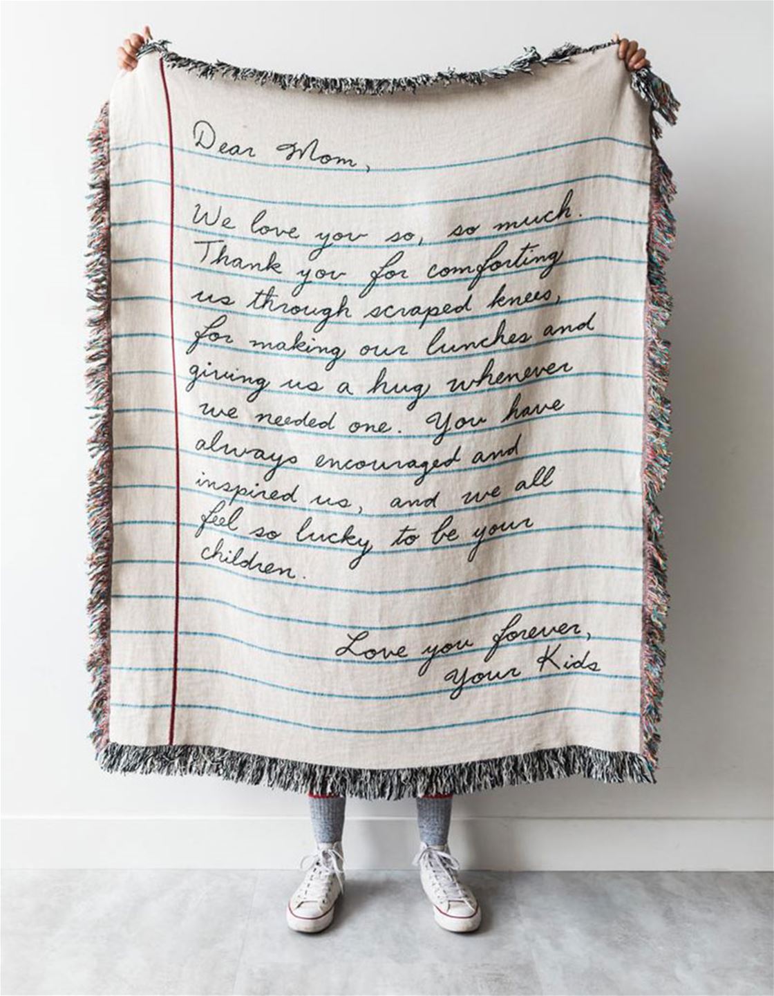 send a love letter via a blanket send a love letter via a blanket