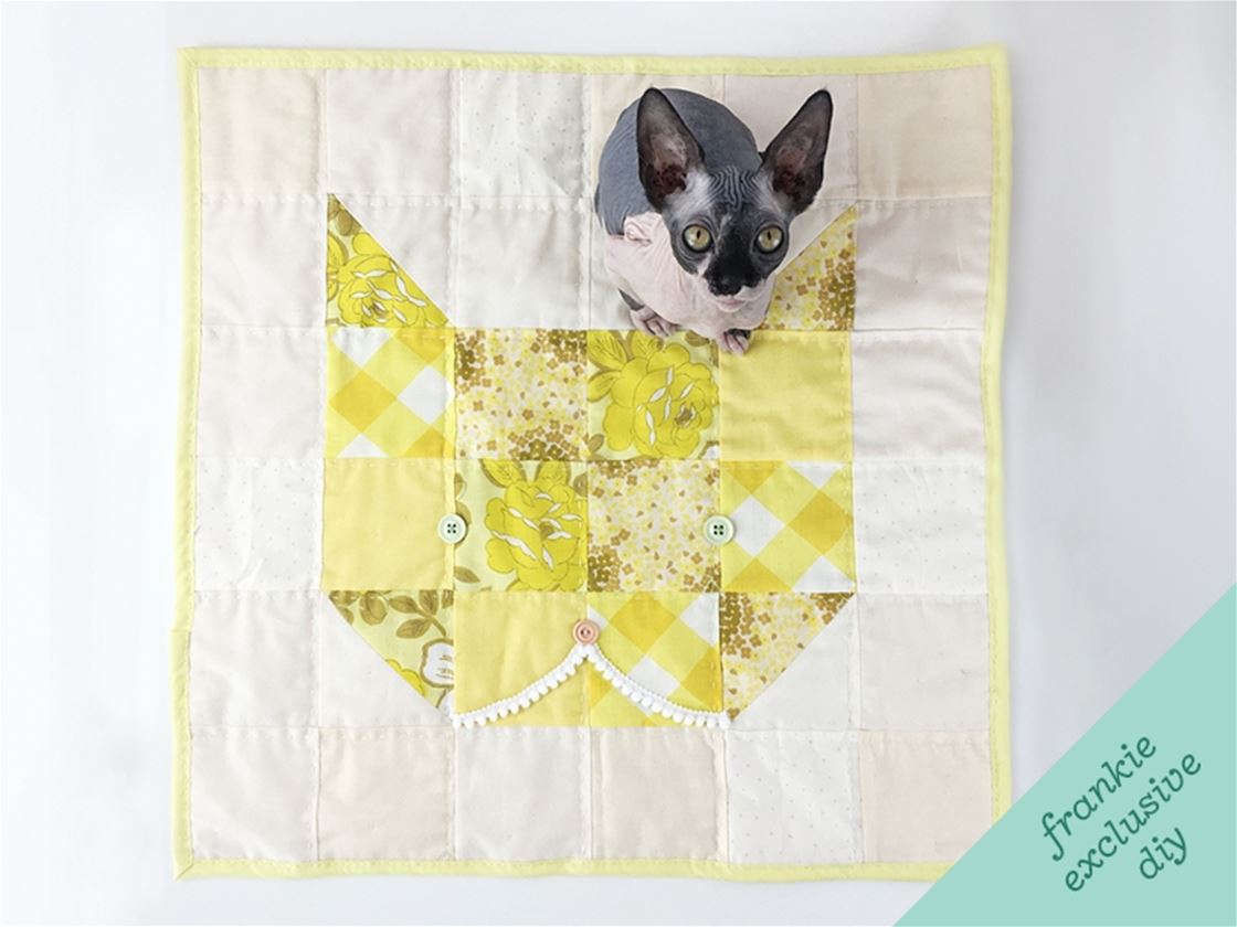 frankie exclusive diy: cat quilt frankie exclusive diy: cat quilt