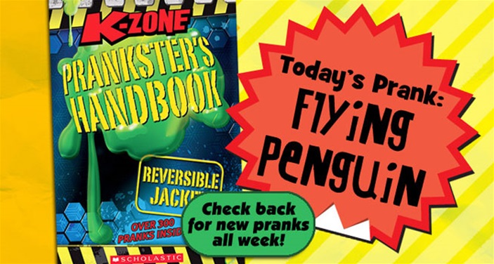Today's Prank: Flying Penguins Today's Prank: Flying Penguins