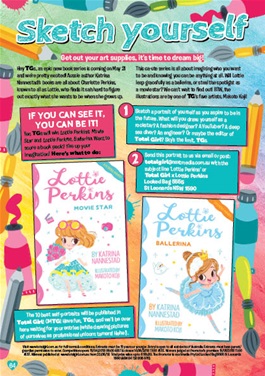 The perks of entering the Lottie Perkins comp The perks of entering the Lottie Perkins comp