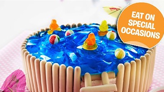 Pool Party Jelly Cake Recipe!