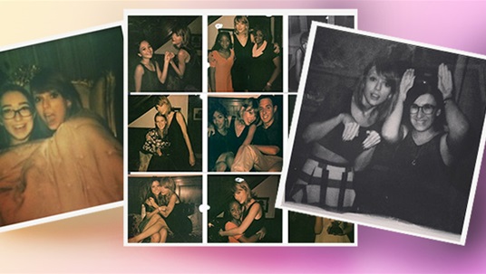 Taylor Parties With Fans