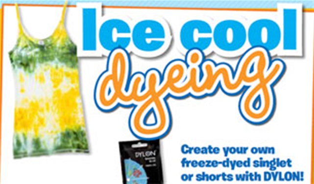 DIY: Freeze-Dye Fashion DIY: Freeze-Dye Fashion