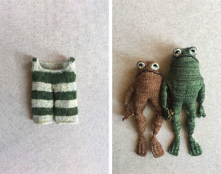 the frog and toad knitting pattern • craft • frankie magazine