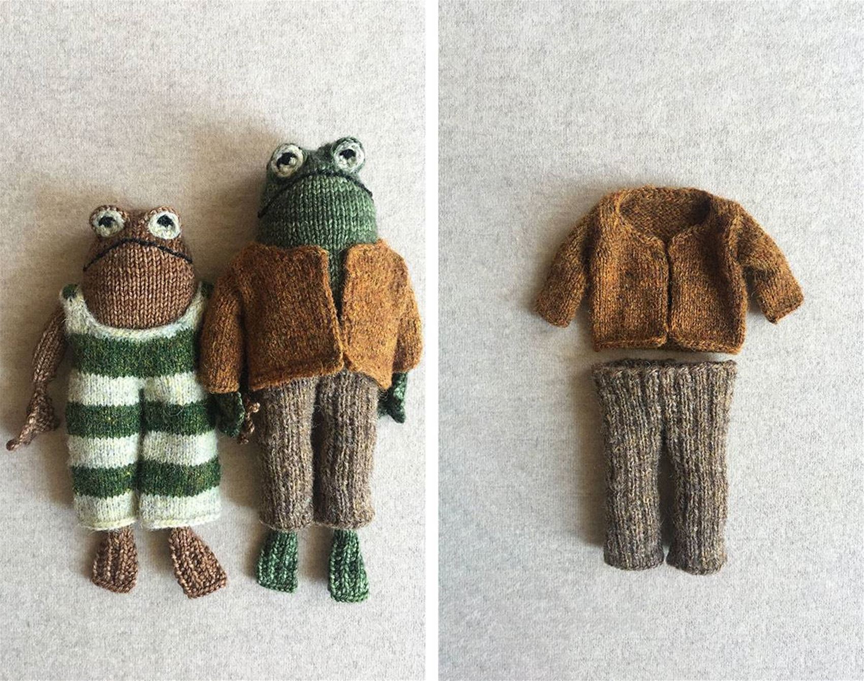 the frog and toad knitting pattern • craft • frankie magazine