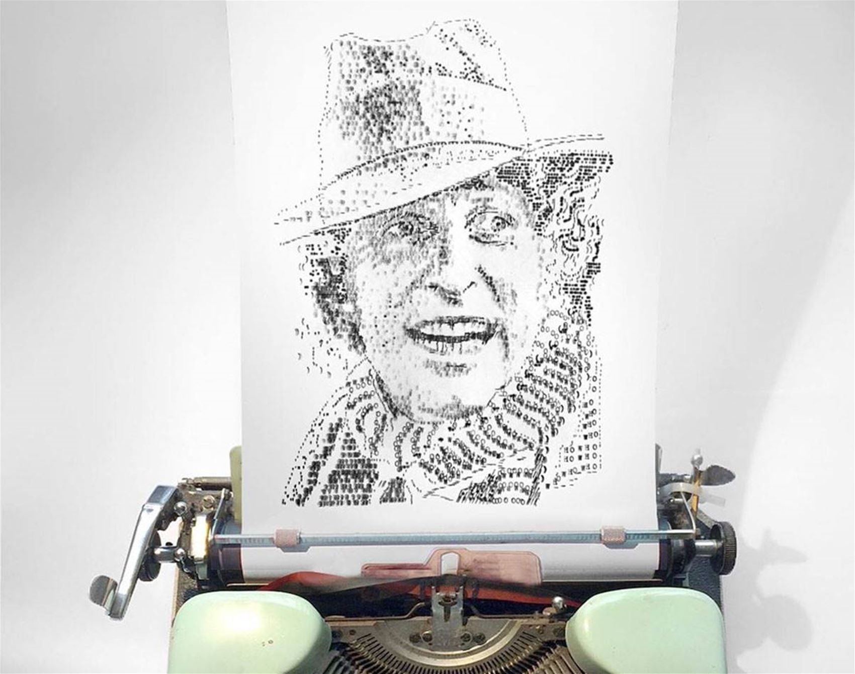 Creative James Cook Project james cook's typewriter art • art • frankie magazine • frankie magazine ...