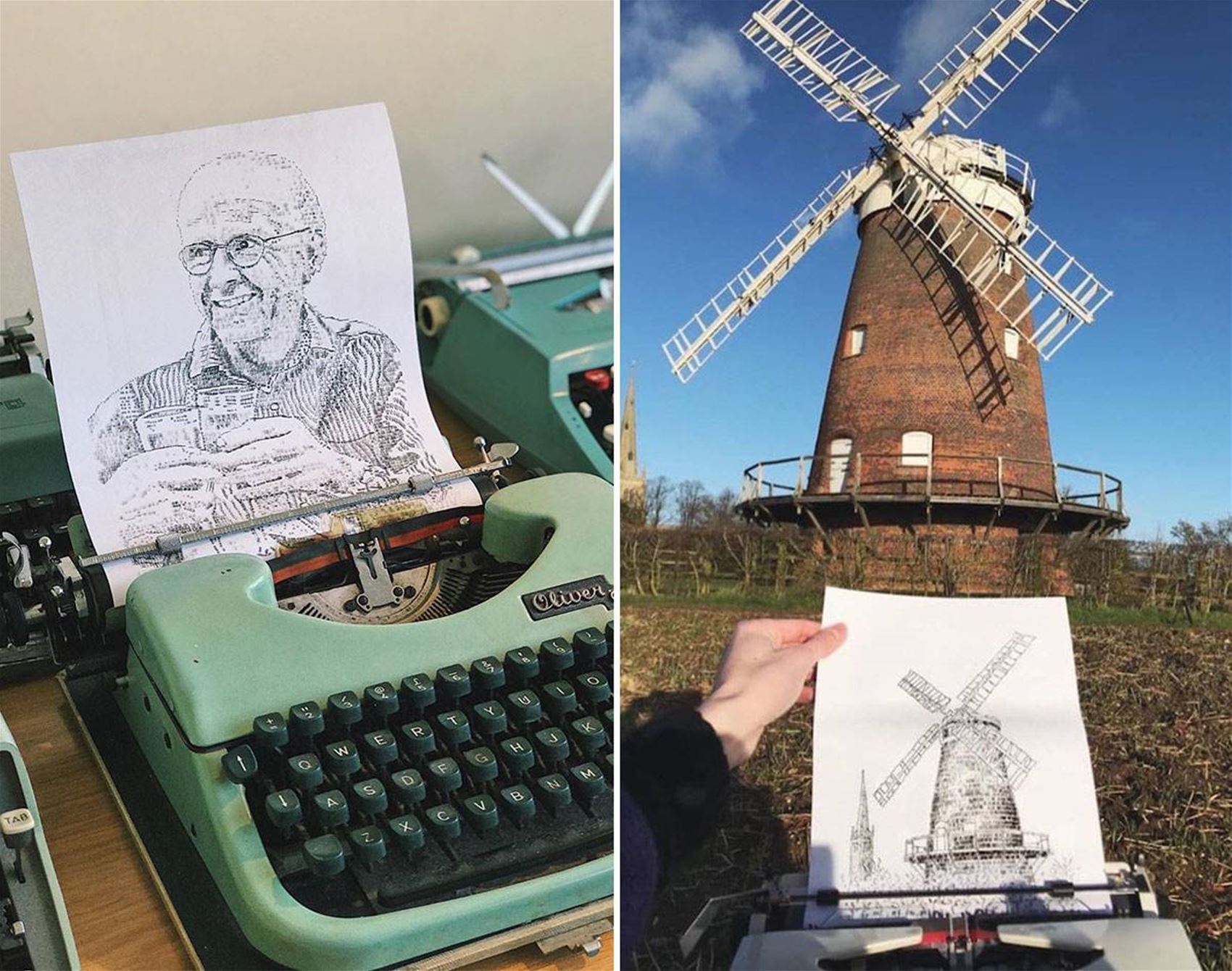 Creative James Cook Project james cook's typewriter art • art • frankie magazine • frankie magazine ...
