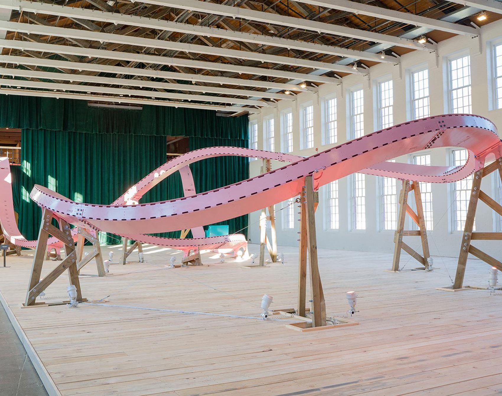 ej hill's pink rollercoaster explores joy and american history • art ...
