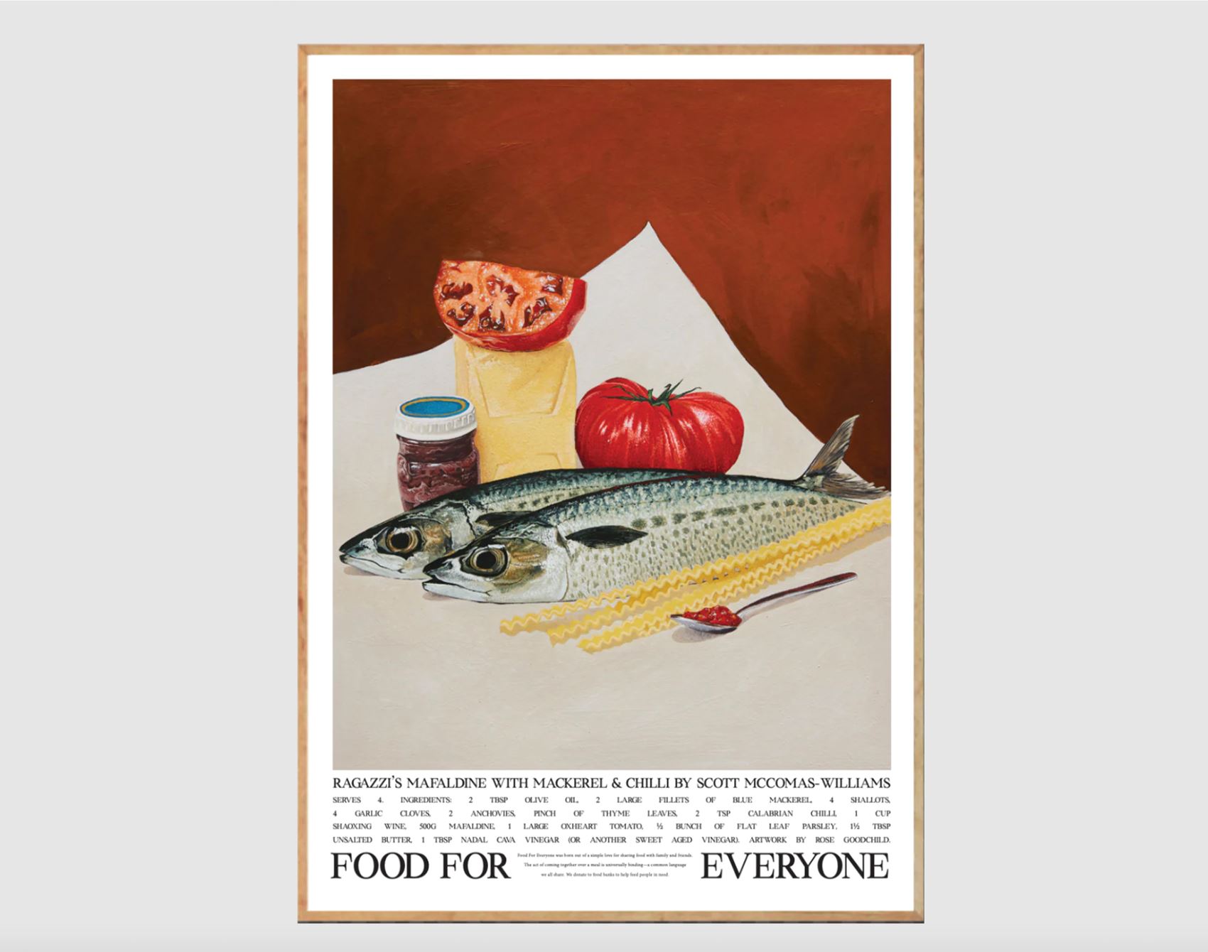 this culinary poster series transforms recipes into art • food ...