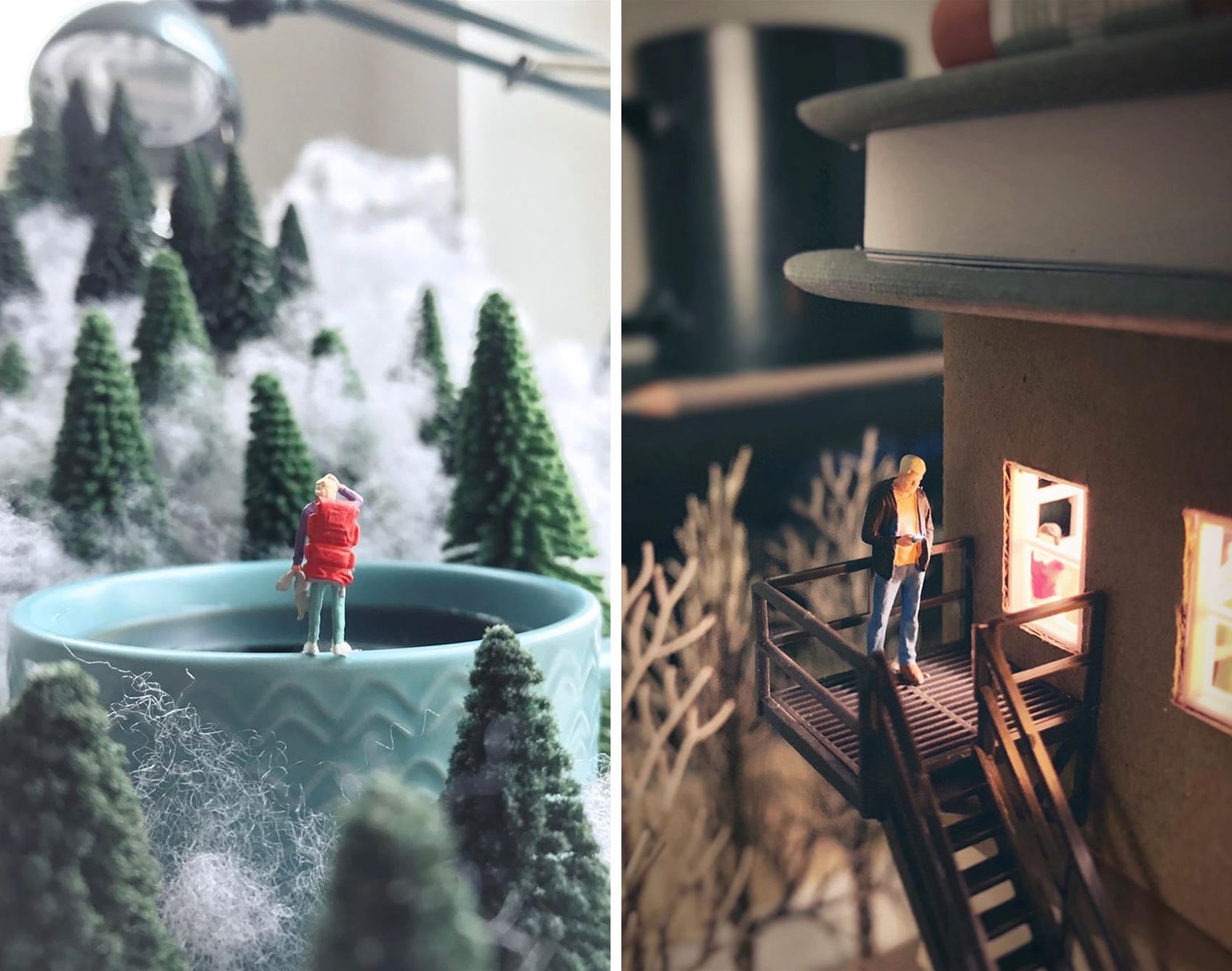 Derrick Lin derrick lin's miniature art captures the whimsy of everyday life ...