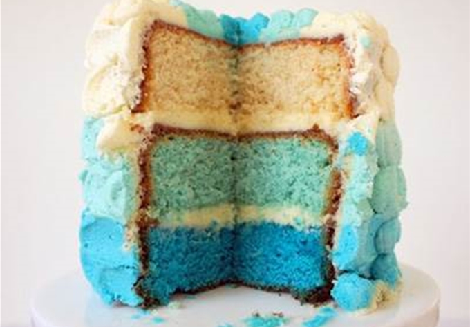 ombre cake recipe • food • frankie magazine • australian fashion