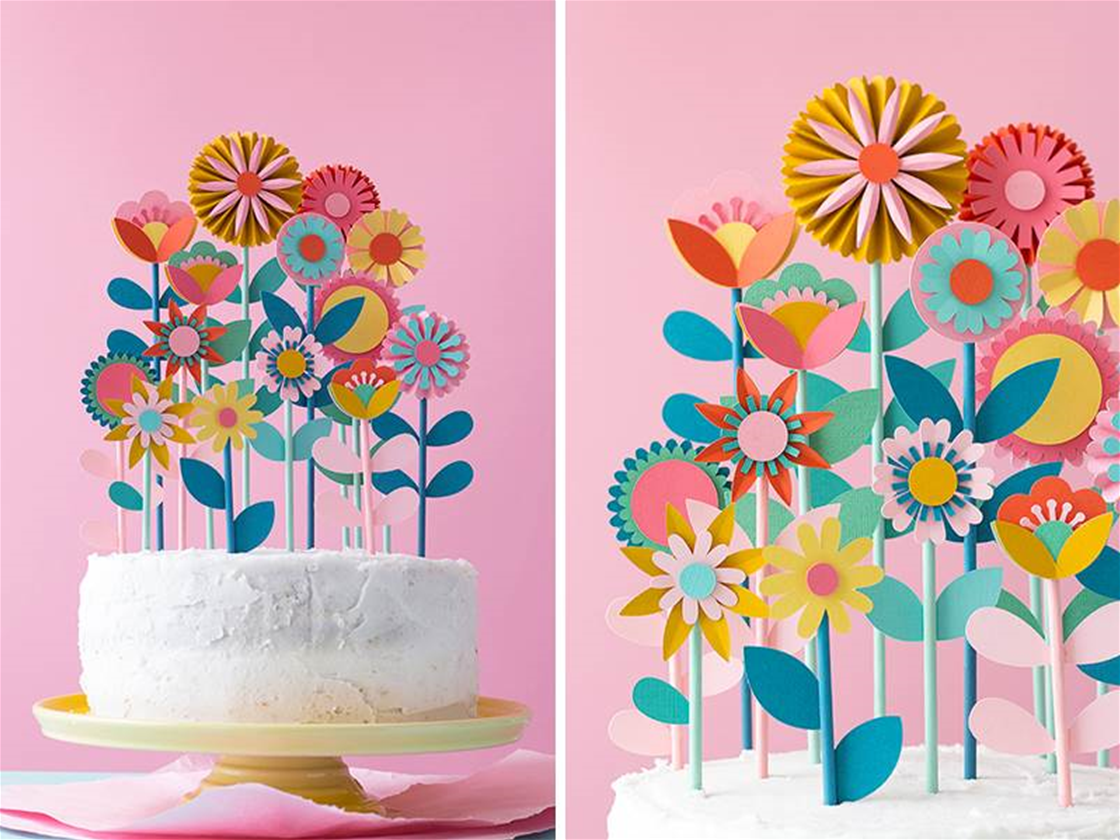 diy floral cake toppers • design • frankie magazine • australian