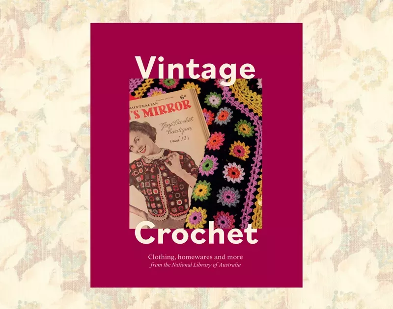 snatch up this spiffy vintage crochet book for zilch