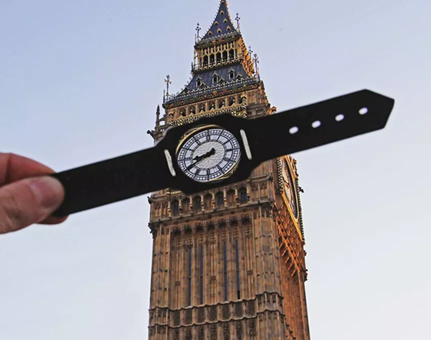 playful paper cut-outs turn landmarks into art