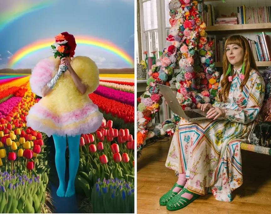 rachel burke’s magical, glittery generative AI creations