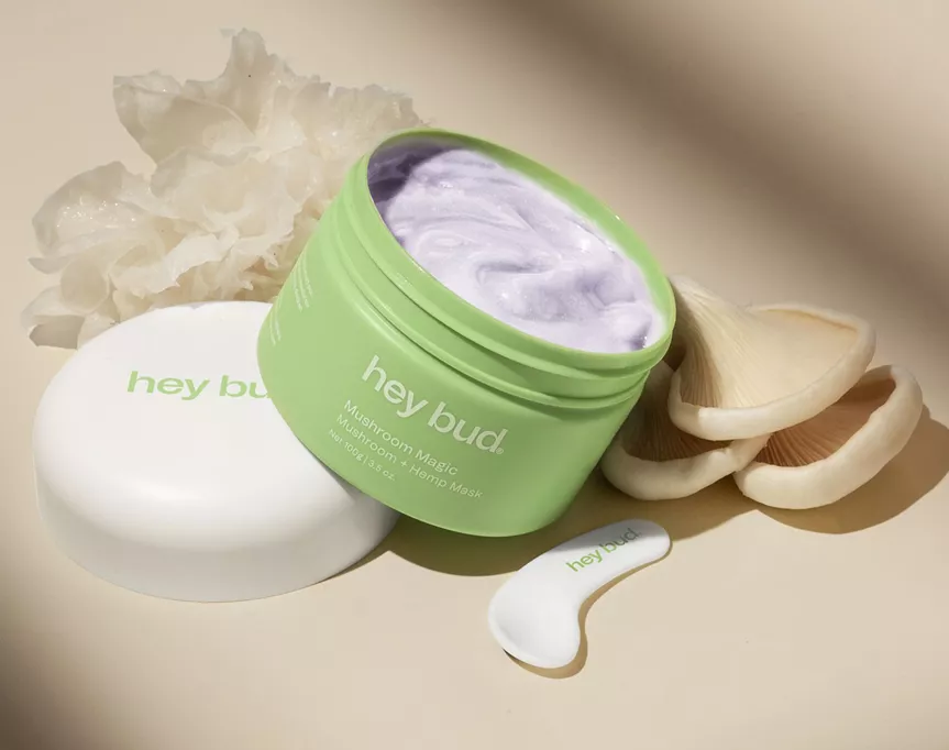 hey bud’s newest face mask features an unconventional ingredient
