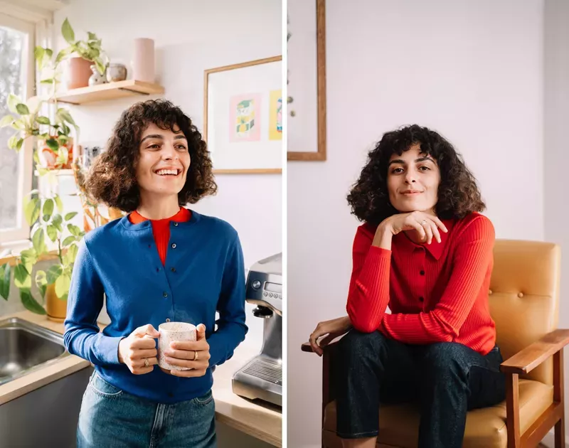frankie shoots uniqlo's new knitwear collection