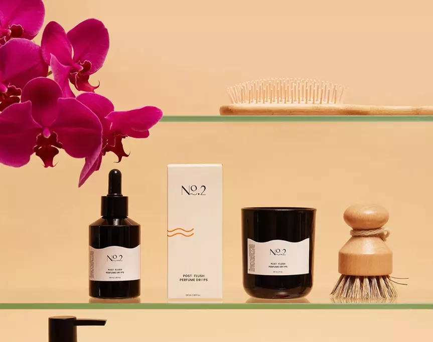 no.2 perfume is here to help zhuzh up our bathrooms