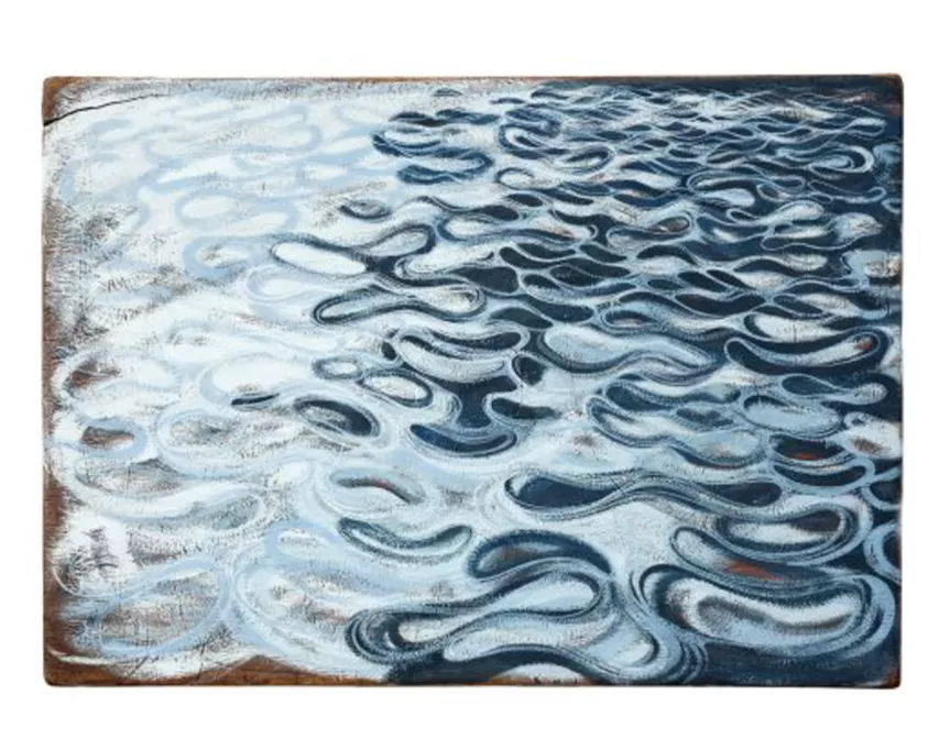 david cass paints the ocean on vintage bits and bobs