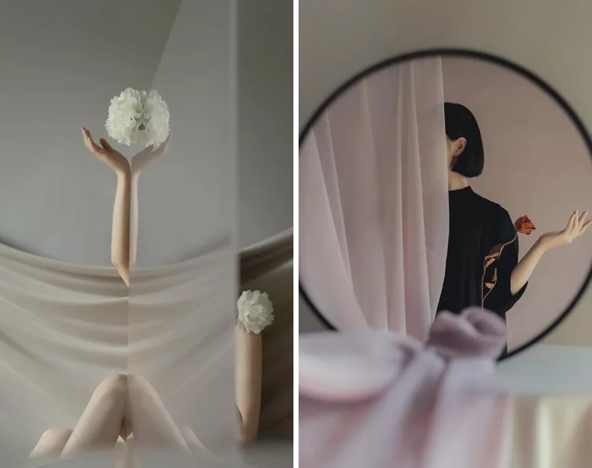 have a squiz at ziqian liu’s surreal self portraits