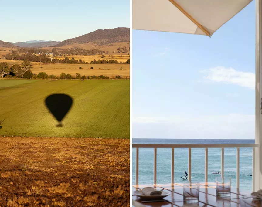 a morning in the clouds plus burrata and king prawns on the gold coast